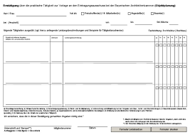 Dieses soll ihnen weiterhin als beispiel für eigene anzeigen dienen. Tatigkeitsnachweis Vorlage Pdf