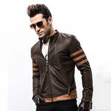 Usd 24 3 High End Brand Men S Zipper Leather Jacket Wolverine Casual Pu Leather Locomotive Coat Logan Bomber Ja In 2021 Leather Jacket Men Leather Jacket Casual Bomber