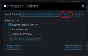Here you can select browse modpacks. How To Locate Your Minecraft Modpack Folder Knowledgebase Shockbyte