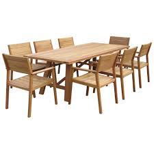 8 Seat Fremantle Outdoor Dining Table Set By Vibrant Living Get It Now Or Find More Outdoor D Outdoor Dining Furniture Outdoor Dining Set Outdoor Dining Table