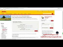 How To Track Dhl Shipper S Reference Number Youtube
