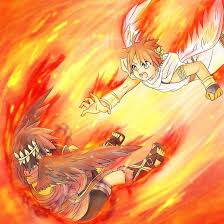 Pit Trying To Save Dark Pit Kid Icarus Kid Icarus Uprising Icarus