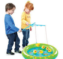 Outdoor Backyard Inflatable Duck Fishing Pond - Summer Fun