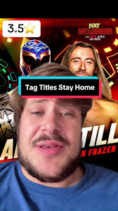 Nathan Frazier and Axiom Retain #wwe #wwenxt #foryou #nxtbattleground  #greenscreen