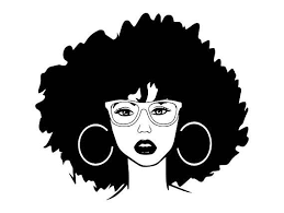 Afro Woman Svg Princess Queen Afro Hair Beautiful African Etsy Afro Women Black Women Art Art