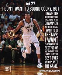 By reading these basketball quotes you can gain perspective and even learn how to look at basketball, and even life, in a new way. Basketball On Instagram Giannis An34 Has Big Goals For Himself That S Honestly How It Should Be Basketball Quotes Basketball Skills Basketball Motivation