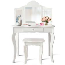 Malm dressing table, white, 47 1/4x16 1/8. Costway Vanity Table Set Makeup Dressing Table Kids Girls Stool Mirror Walmart Canada