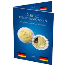 Jetzt hat die deutsche post eine infoseite veröffentlicht und die abschaffung des freibetrags bestätigt. 361755 Munzkarte Fur 5 X 2 Euro 2020 Deutschland Kniefall Von Warschau 2020