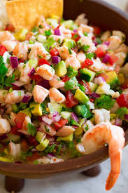 Peel, clean, and devein 1 pound of fresh shrimp before slicing them into very thin pieces. Ceviche Recipe Shrimp Or Fish Cooking Classy