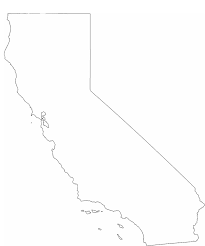 The original source of this blank county map of california is: California State Outline Map Free Download
