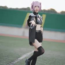 Anime Call of The Night Nanakusa Nazuna Cosplay Costume Wig Set Black Cloak  Jacket Leather Vest Shorts Outfit Party Dress Up - Walmart.ca