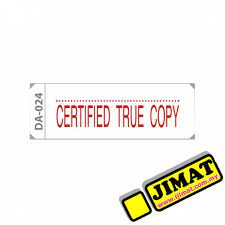 Though many professionals such as a lawyer, accountant, company secretary can certify a ctc copy, only ctc certified by a notary. Certified True Copy Ae Ready Made Stamp Ready Made Chop Stock Stamp Da 024 Shopee Malaysia