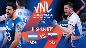 Argentina quedó en el grupo b de los juegos olímpicos de tokio 2021. Arg Vs Slo Highlights Week 2 Men S Vnl 2021 Youtube