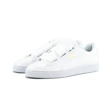 Puma Basket Heart Patent Wns Puma White Puma White