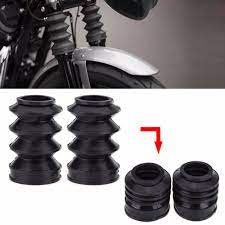 1pair Rubber Front Fork Boots Shock Gaiters 39mm For Harley Davidson Iron 883 Xl883 C45 Iron 883 Harley Davidson Iron 883 Motorcycle Accessories