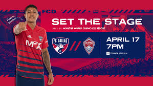 The match is a part of the major league soccer. Set The Stage Fc Dallas Vs Colorado Rapids 4 17 21 Fc Dallas