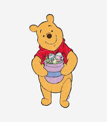 Want to get a pooh and write my son's name on the honey jar. Winnie The Pooh Honey Pot Full Of Easter Eggs Png Free Download Files For Cricut Silhouette Plus Resource For Print On Demand