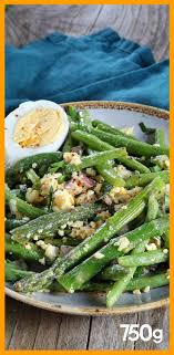 Recette Salade De Haricots Verts Et Asperges Vinaigrette A La Sauce Soja Sucree En Pas A Pas Recette Salade Haricots Verts Salade Haricot Haricots Verts