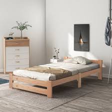 Betten 120x200 cm günstig online kaufen realde. Flieks Futonbett Einzelbett Massivholzbett Mit Kopfteil Und Lattenrost Online Kaufen Otto