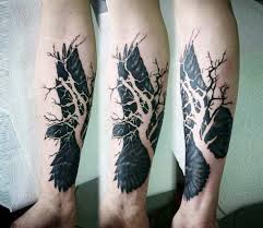 7:14 stasia alia 24 482 просмотра. Black Bird And Tree Tattoo By Kafka Tattoo Post 7826