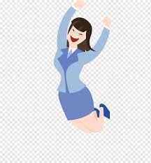 Business women png background image. Workplace Cartoon Woman Cartoon Character Blue Business Woman Png Pngwing
