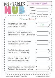 Where were the first shots fired in the civil war? Free Printable American Civil War Worksheets Pdf Printables Hub