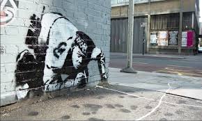 According to author and graphic designer tristan manco and the book home sweet home, banksy was born in 1974 and raised in bristol, england. Banksy S Snorting Copper Artwork Rediscovered In Shoreditch Verdict