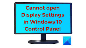 Start the computer and right click the screen to open a list of options. Cannot Open Display Settings In Windows 10 Control Panel Youtube