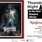 Thursday Nights @Library: "Nosferatu" film event image