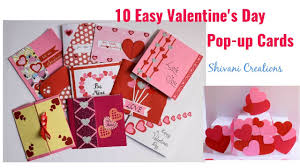 I wanted to see what it would look like with a completely different font. Valentine S Day Pop Up Cards In 10 Different Ways 10 Easy Love Pop Up Cards Youtube