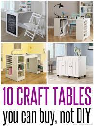 20 easy & free plans to build a diy coffee table; Large Craft Table Infarrantly Creative