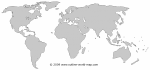 Continent and ocean map worksheet blank. Outline World Map Images