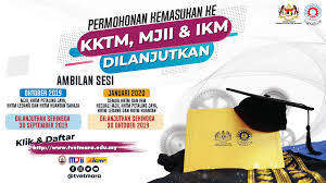 Jika ya, permohonan bagi kemasukan sesi julai 2018 kini dibuka. Borang Permohonan Online Ikm Kktm Mjii 2020