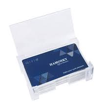 Ships free with the purchase of your binder! Plastic Business Card Stand For Men Women Hamosky Acrylic Clear Business Card Holder Portable Business Name Card Case Box White 1 Pack Index Card Filing Filing Products Ekbotefurniture Com