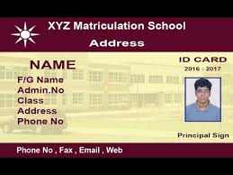 Choose a size from the standard id card sizes: How To Make An Id Card Zimer