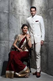 Red Sari With Golden Border Indian Groom Wear Wedding Dresses Men Indian Indian Men Fashion
