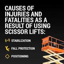 Aerial Lift Operator Safety Safe Use Of Scissor Boom Lifts