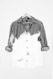 Dipped In Bleach Button Up Fashion Clothes Style