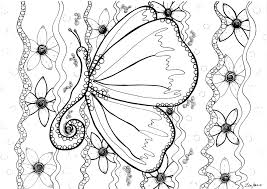 709 adult coloring pages photos,. Butterfly By Zenfeerie Zentangle Adult Coloring Pages