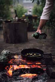 Grill Sip Eat Create Your Own End Of Summer Outdoor Feast Part Ii Christiann Koepke Recipe Campfire Food Fire Cooking Cooking