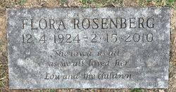 Flora Rosenberg (1924-2010): homenaje de Find a Grave
