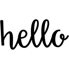 Hello Sign Metal Hello Sign Rustic Word Art Sign Housewarming Gift 20 Liked On Polyvore Featuring Home Word Art Sign Word Wall Art Black Metal Wall Art