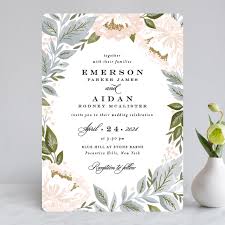 Check spelling or type a new query. Peony Floral Frame Wedding Invitations By Alethea And Ruth Minted