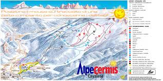 Check out italy ski resort deals. Cavalese Alpe Cermis Trail Map Onthesnow