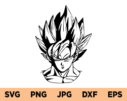 Download Goku Svg Goku Dragonball Z Svg Dragon Ball Z By Art Planet On Zibbet