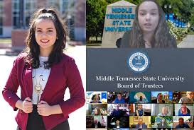 Tennessee noel llewellyn eisenberg war ein deutscher berufsfachschüler. Outgoing Student Trustee Reflects On Serving During Covid 19 Pandemic Video Mtsu News