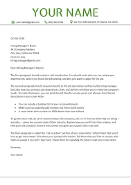 Minimalist Green Rg Cover Letter Template Cover Letter Template Free Professional Cover Letter Template