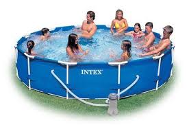 Intex 12 Foot By 30 Inch Metal Frame Pool Set Discontinued By Manufacturer Intex Http Www Ama Above Ground Swimming Pools Best Above Ground Pool Intex Pool