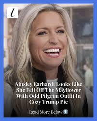 Ainsley Earhardt's recent look was so out of date that we could almost  believe that she went back in time to get her hands