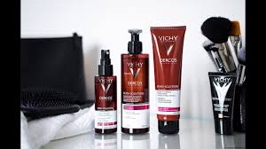 لقائي في مكتب فيشي مصر وتجربتي مع vichy dercos densi solutions مجموعة علاج الشعر الخفيف youtube